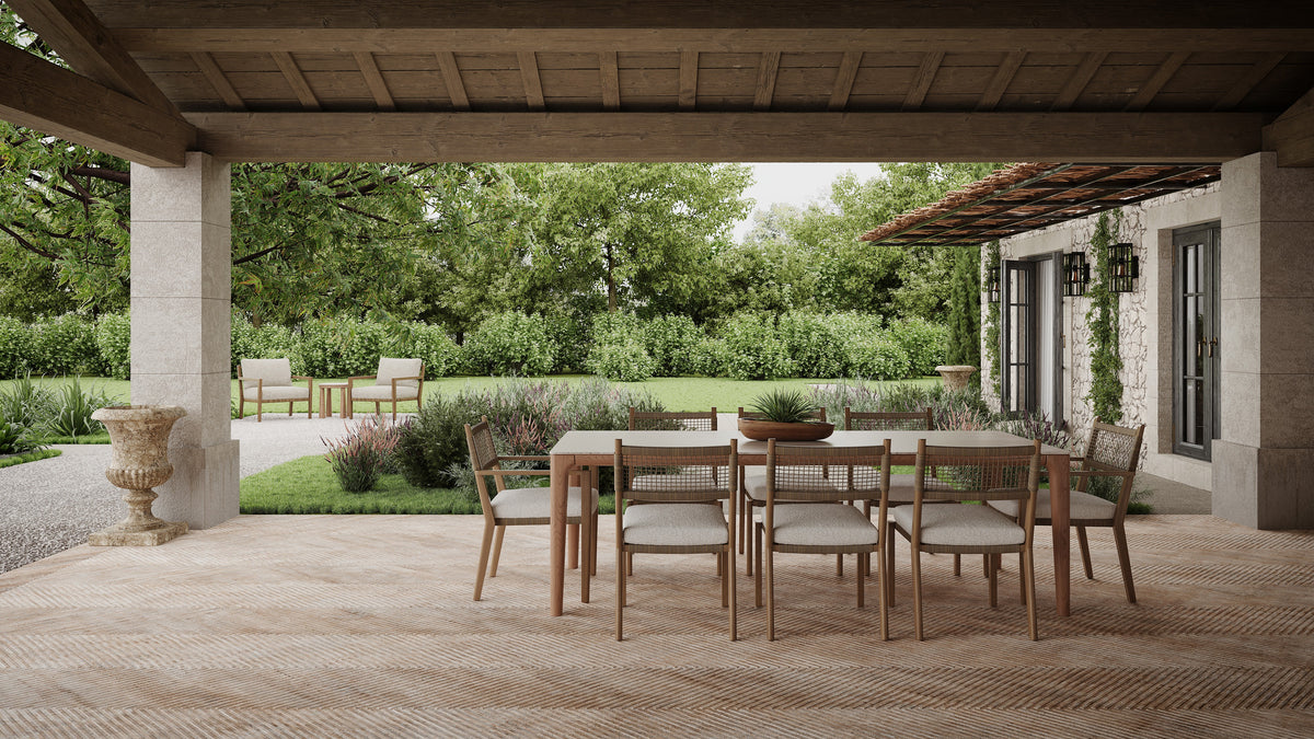 Boca | 87" Dining Table | Travertine Dining Tables Azzurro Living