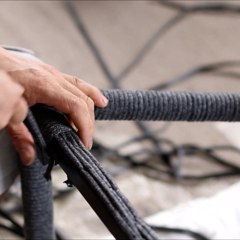 Rope, wrapped by hand