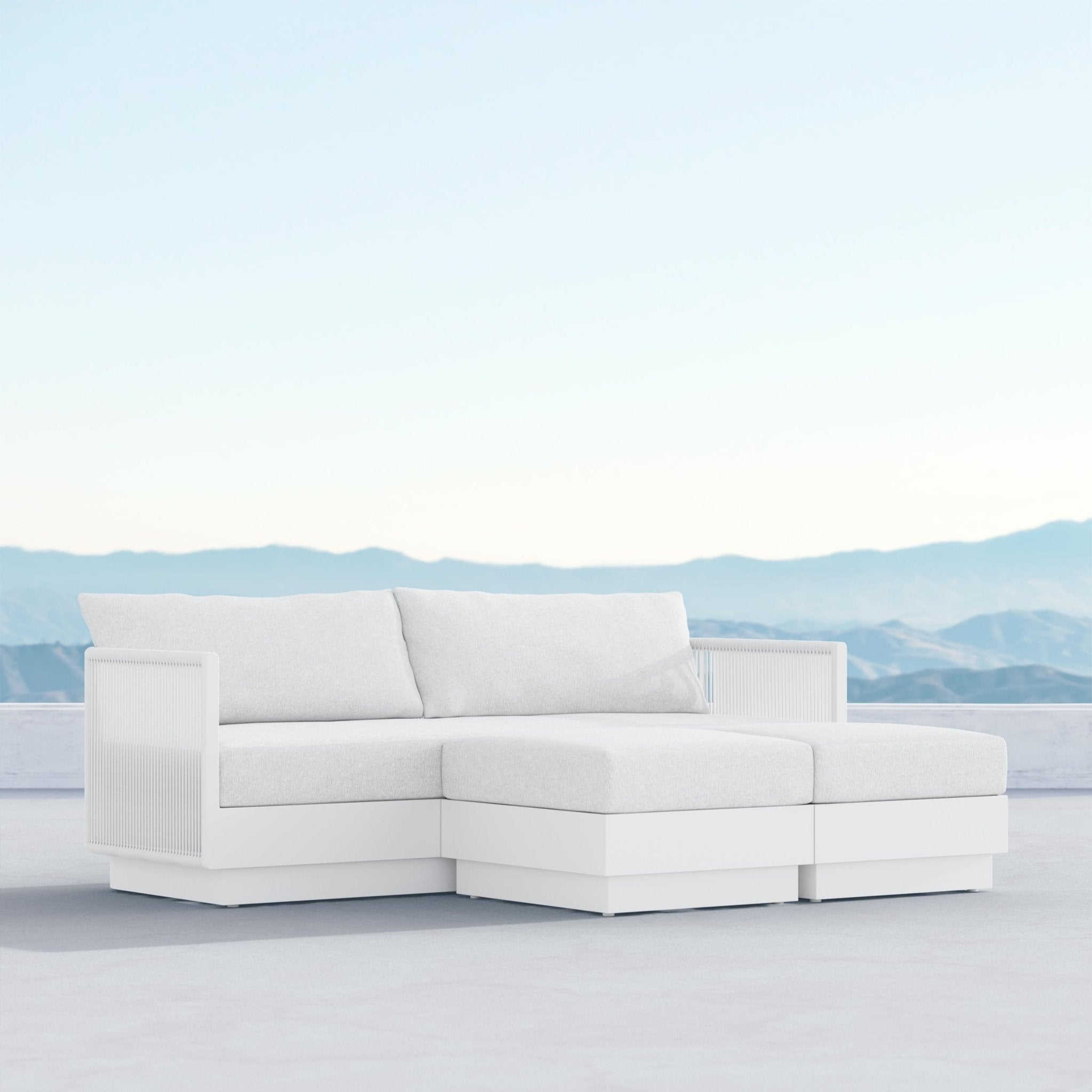 Porto Sectional - White - Build Your Own - Azzurro LivingAzzurro Living