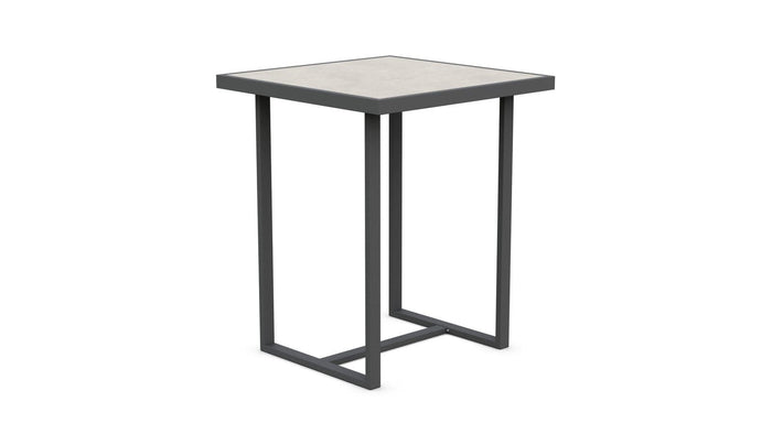 Pavia | 35" Bar Table - Charcoal - Dekton Top