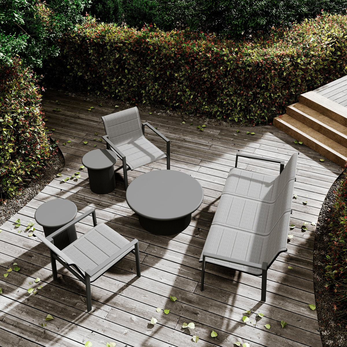 Amalfi | 3 Seat Sofa - Charcoal Sofas / Loveseats Azzurro Living