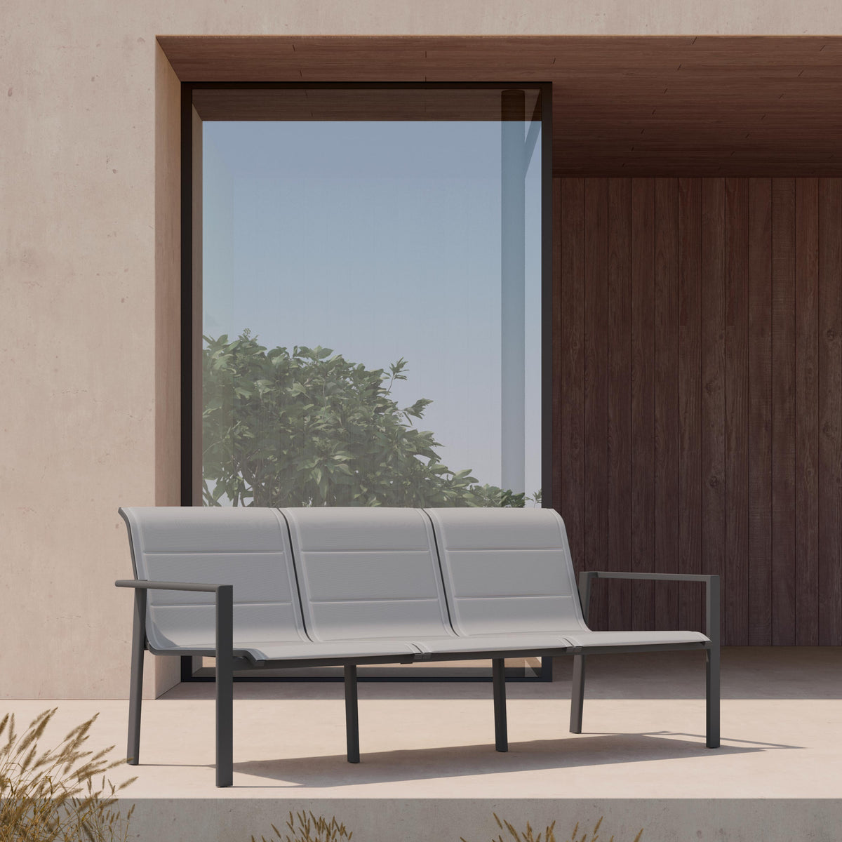Amalfi | 3 Seat Sofa - Charcoal Sofas / Loveseats Azzurro Living