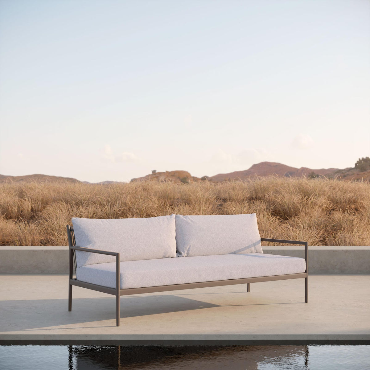 Madeira | 3 Seat Sofa - Bronze Sofas / Loveseats Azzurro Living