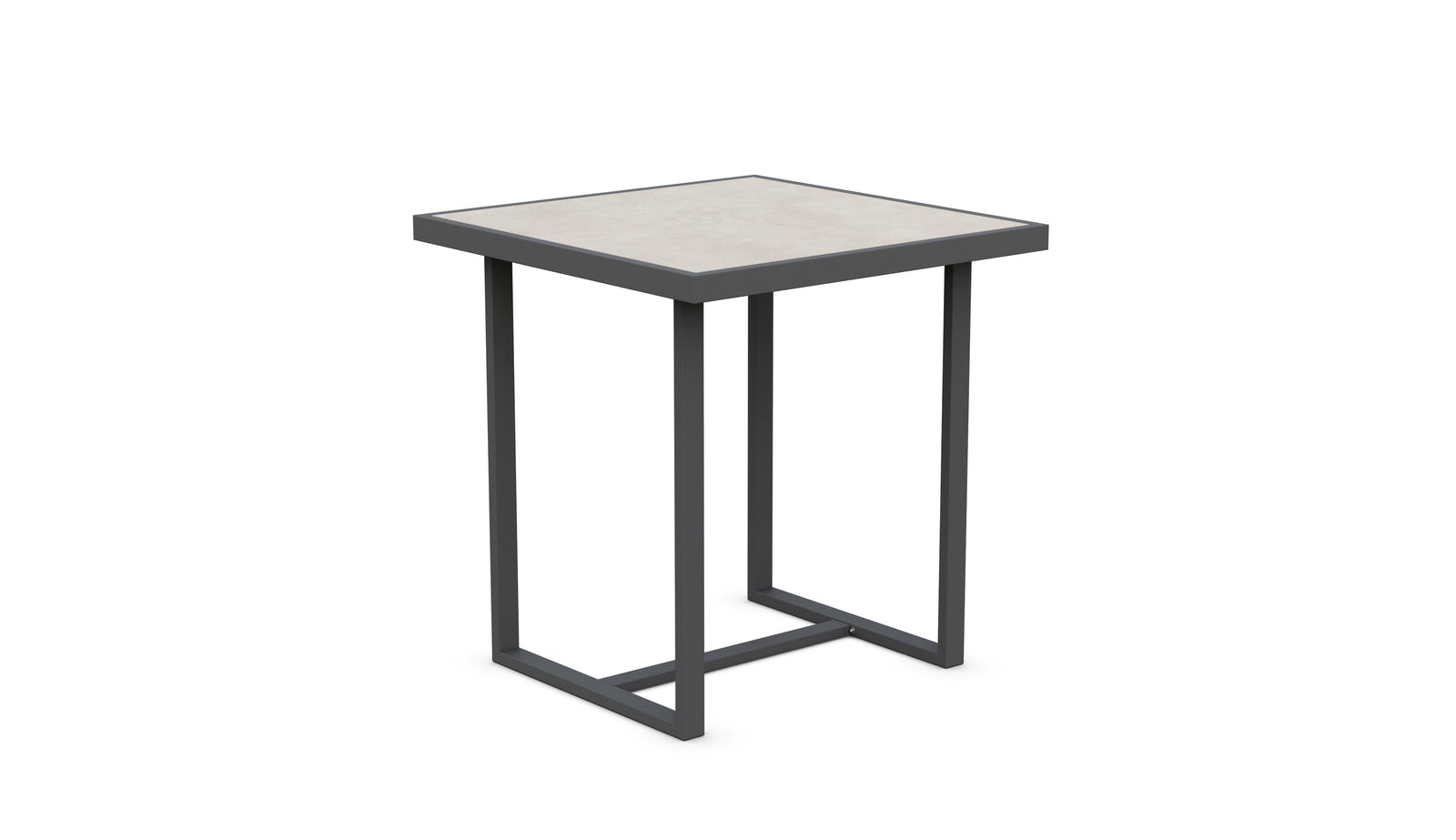 Pavia | 35" Counter Table - Charcoal - Dekton Top