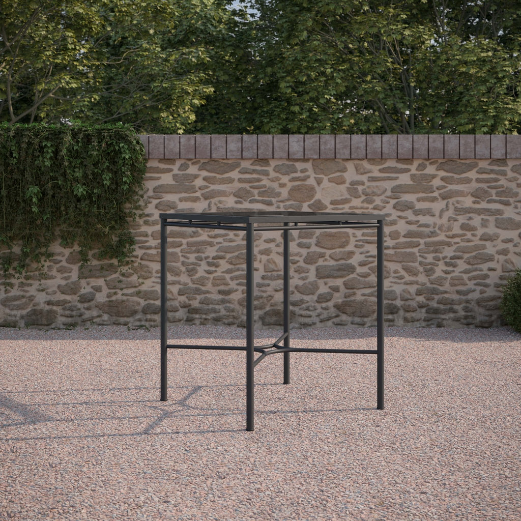 Athens | Bar Table - Glass Top Dining Table-Bar Azzurro Living