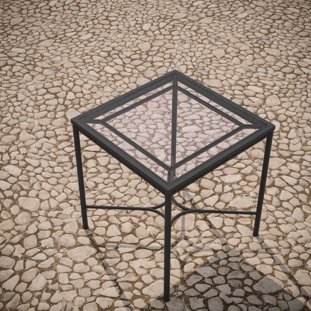 Athens | Counter Table - Glass Top Dining Table-Counter Azzurro Living