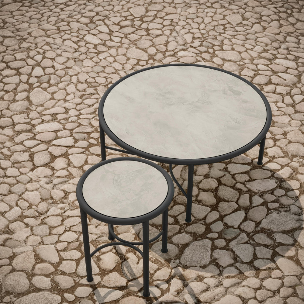 Athens Side Table - Albarium Dekton Top Side Tables Azzurro Living