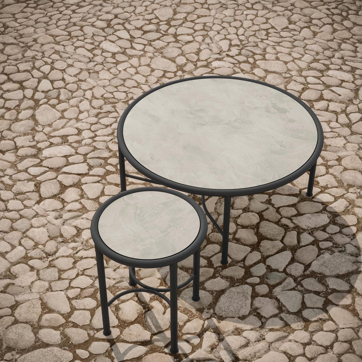 Athens Side Table - Dekton Top Side Tables Azzurro Living