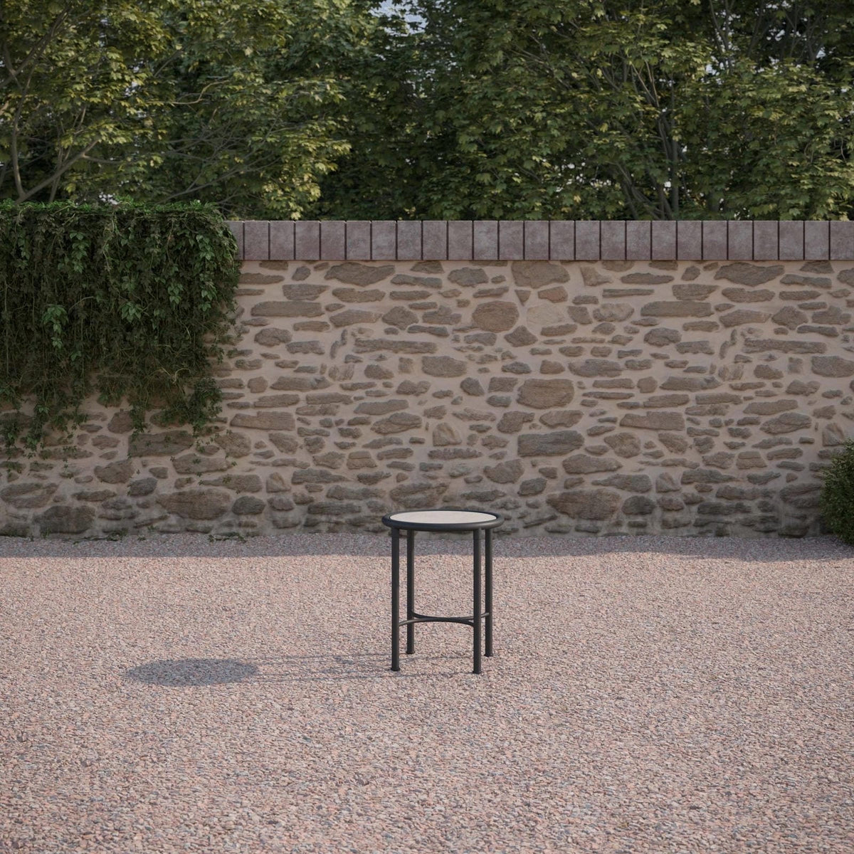 Athens Side Table - Dekton Top Side Tables Azzurro Living