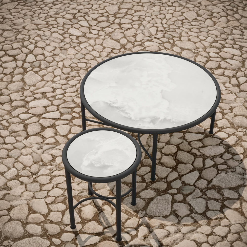 Athens Side Table - Helena Dekton Top Side Tables Azzurro Living