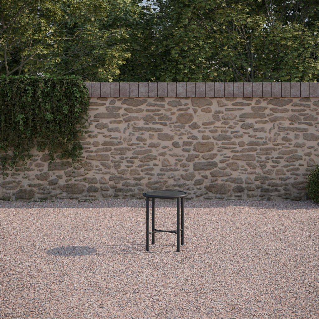 Athens | Side Table - Dekton Top Side Tables Azzurro Living