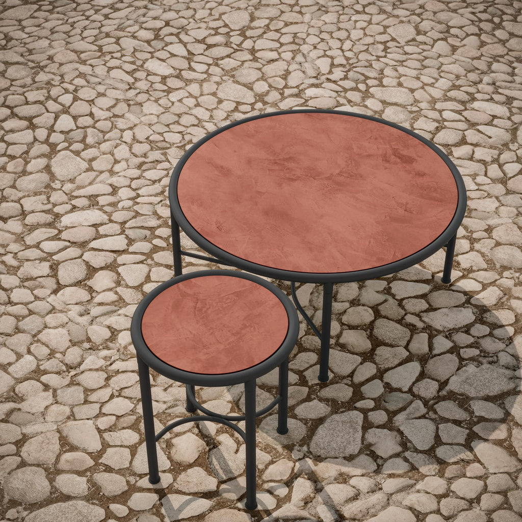 Athens Side Table - Umber Dekton Top Side Tables Azzurro Living