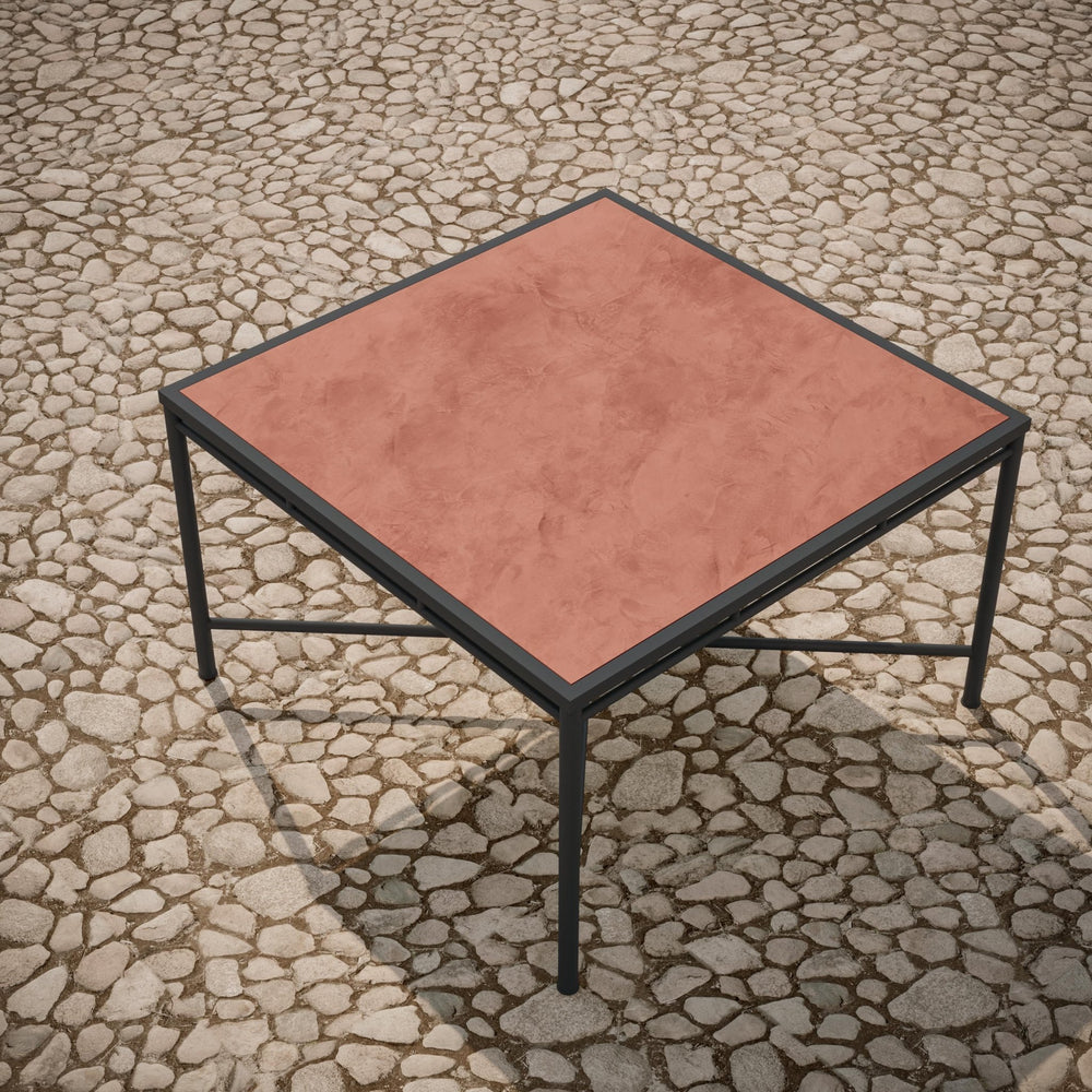 Athens | Square Dining Table - Dekton Top Dining Tables Azzurro Living