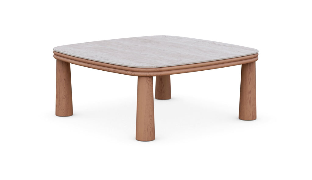 Biscayne | Coffee Table | Travertine - Azzurro LivingAzzurro Living