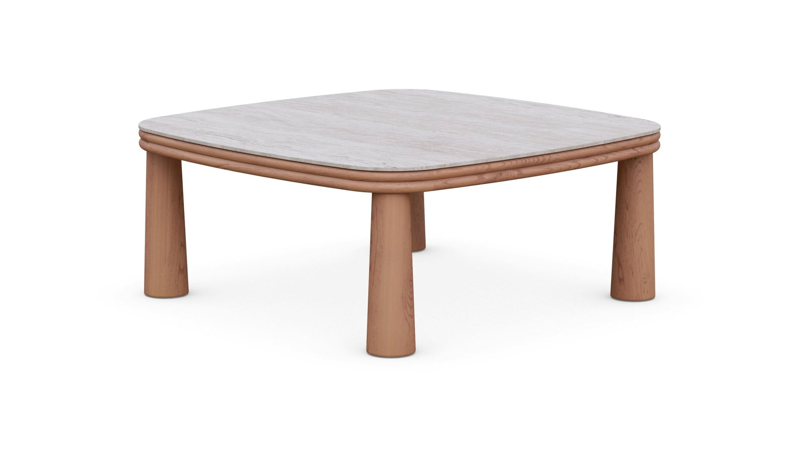 Biscayne | Coffee Table | Travertine - Azzurro LivingAzzurro Living