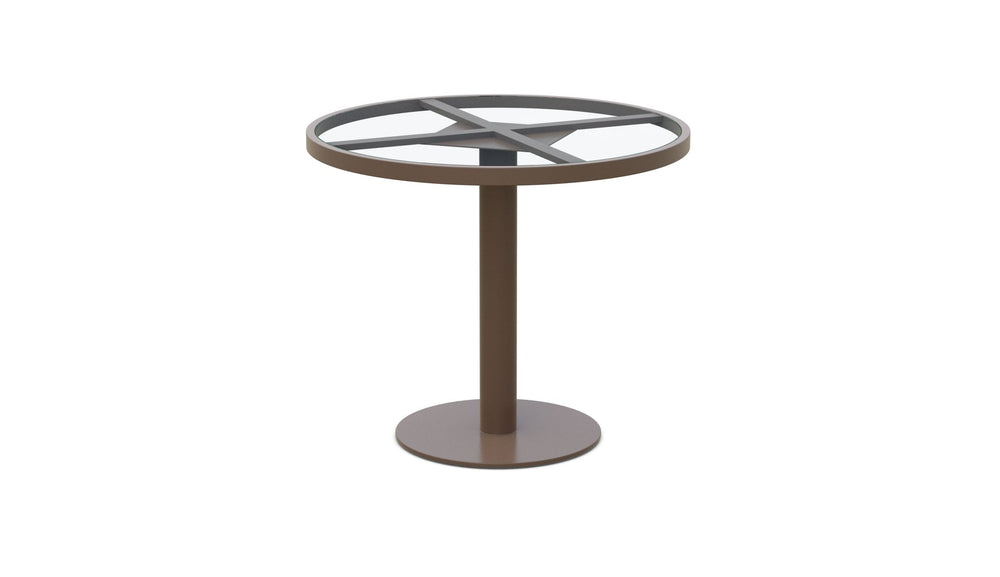 Bordeaux | Dining Table Bronze - Glass Top - Azzurro LivingAzzurro Living