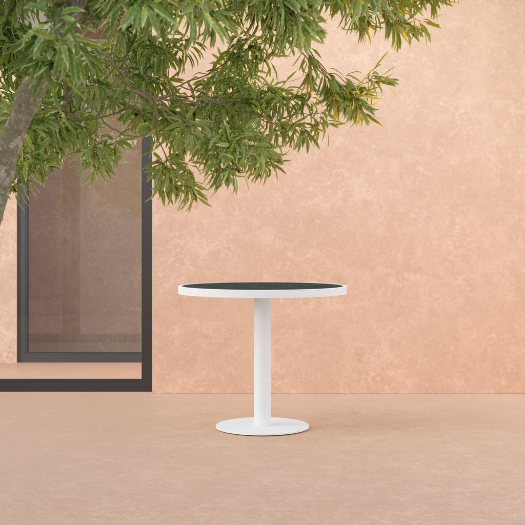 Bordeaux Dining Table White - Micron Dekton Top Dining Tables Azzurro Living