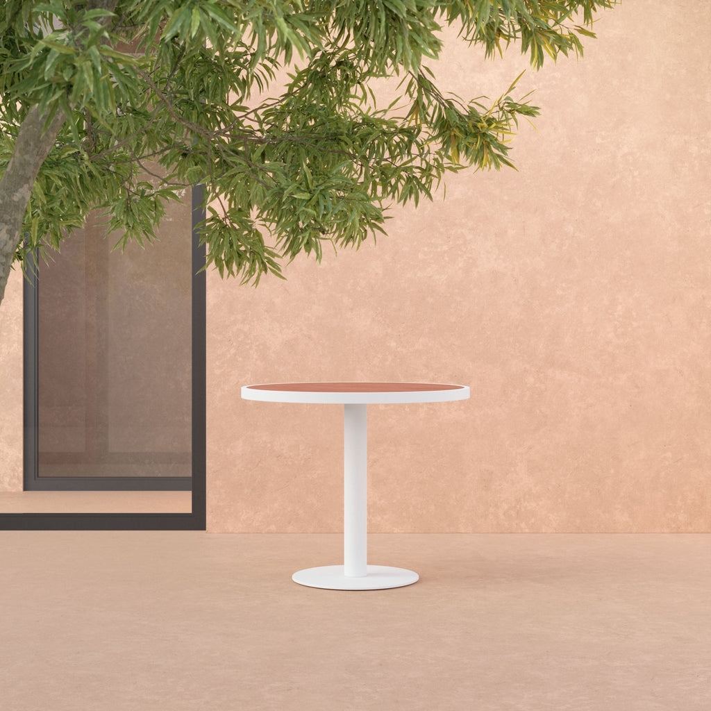 Bordeaux Dining Table White - Umber Dekton Top Dining Tables Azzurro Living