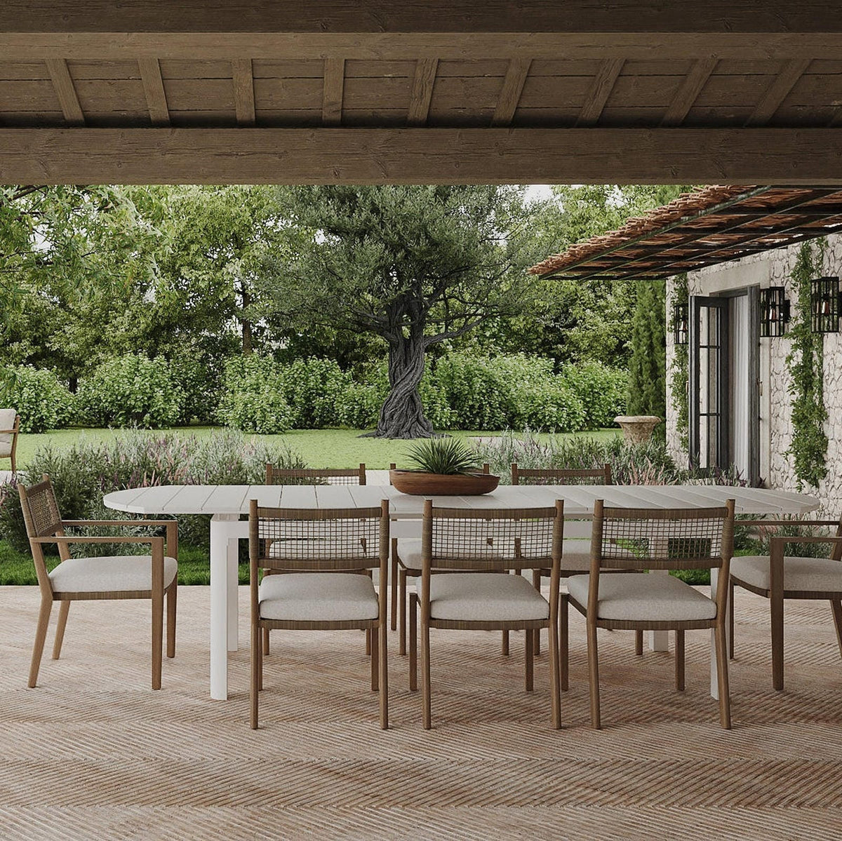 Bozeman | Stackable Armless Dining Chair (QTY 4) Dining Chairs Azzurro Living
