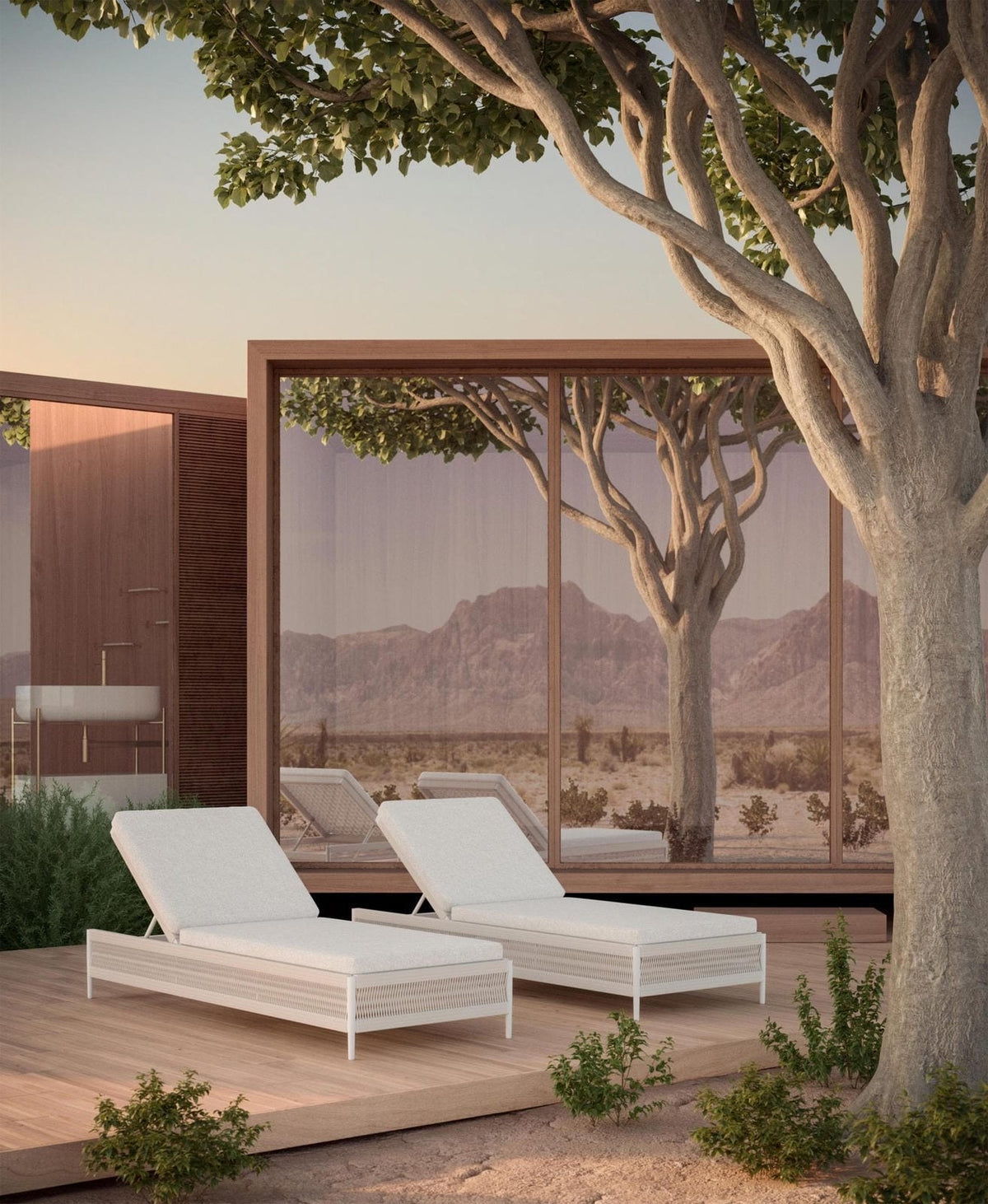Catalina | Chaise Lounge - Sand Lounge Chairs Azzurro Living