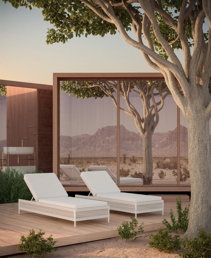 Catalina | Chaise Lounge - Sand Lounge Chairs Azzurro Living