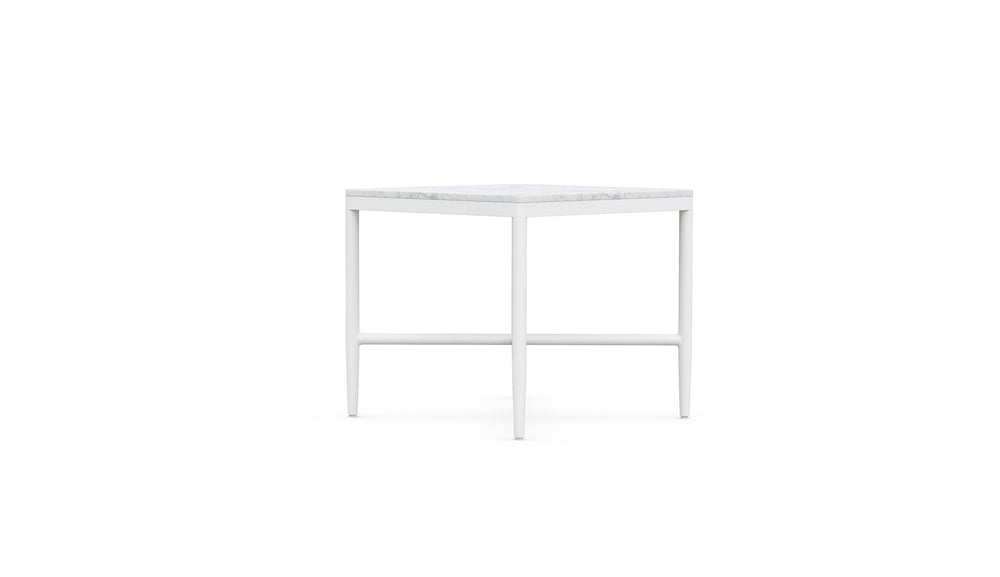 Corsica | Side Table - White. Marble Side Tables Azzurro Living