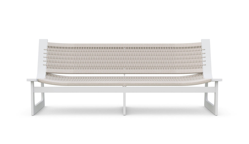 Cozumel 3 Seat Sofa White Sofas / Loveseats Azzurro Living