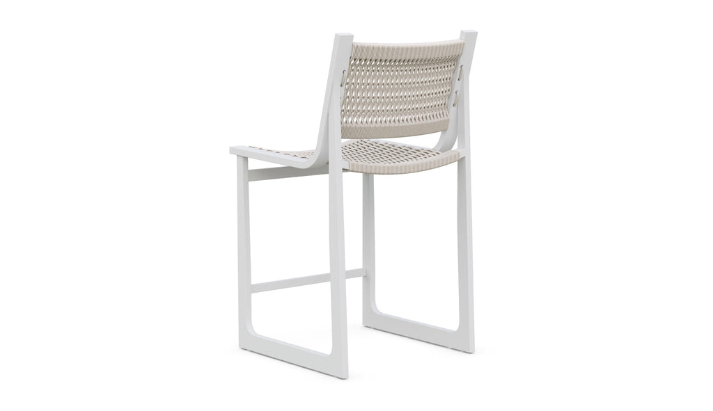 Cozumel | Bar Stool - White Bar Stool Azzurro Living