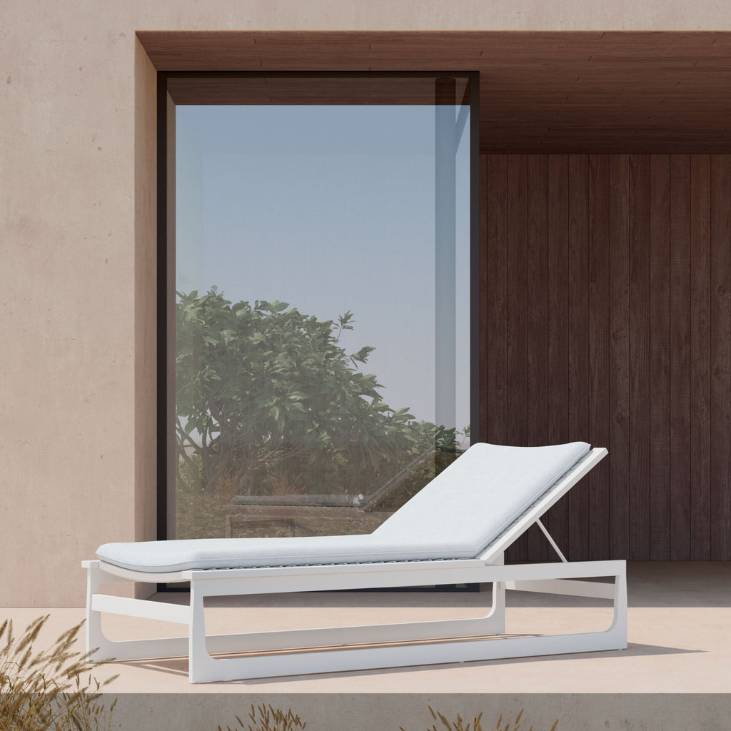 Cozumel Chaise Lounge White Lounge Chairs Azzurro Living