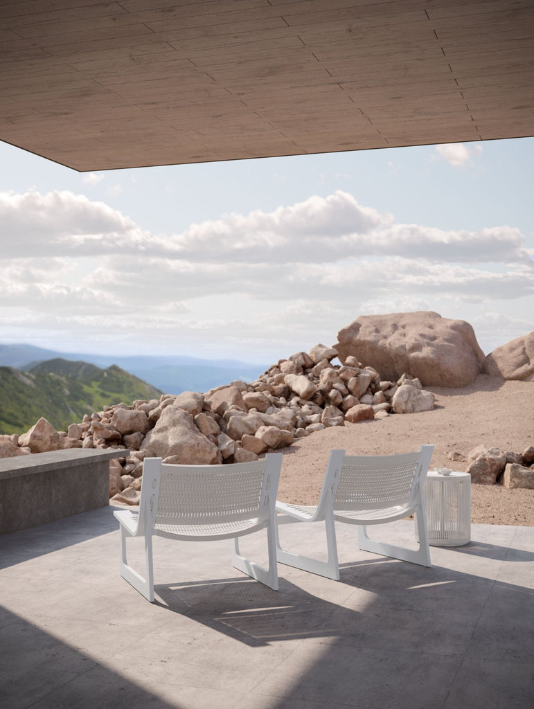 Cozumel | Club Chair x2 - White Club Chairs Azzurro Living