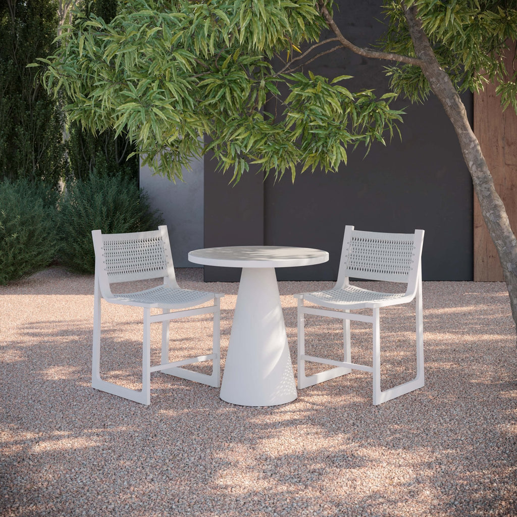 Cozumel | Counter Stool - White - Azzurro LivingAzzurro Living