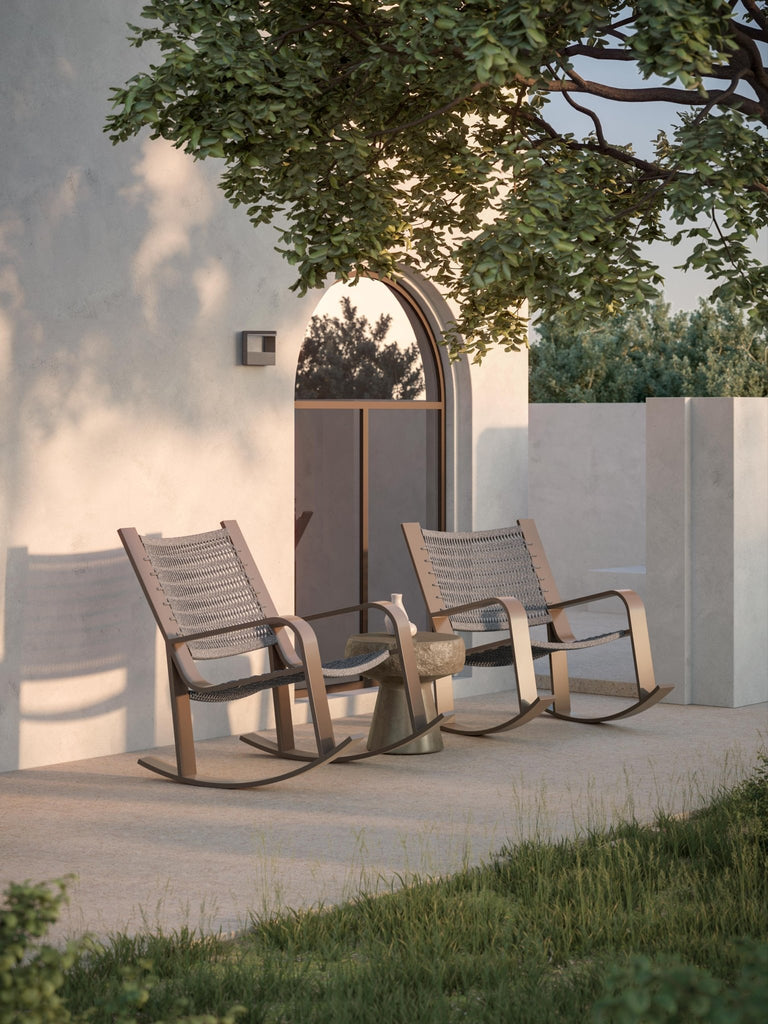 Cozumel | Rocking Chair - Bronze Club Chairs Azzurro Living
