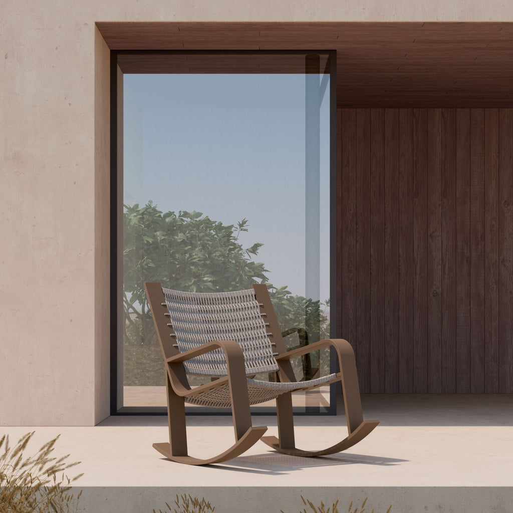 Cozumel | Rocking Chair - Bronze Club Chairs Azzurro Living