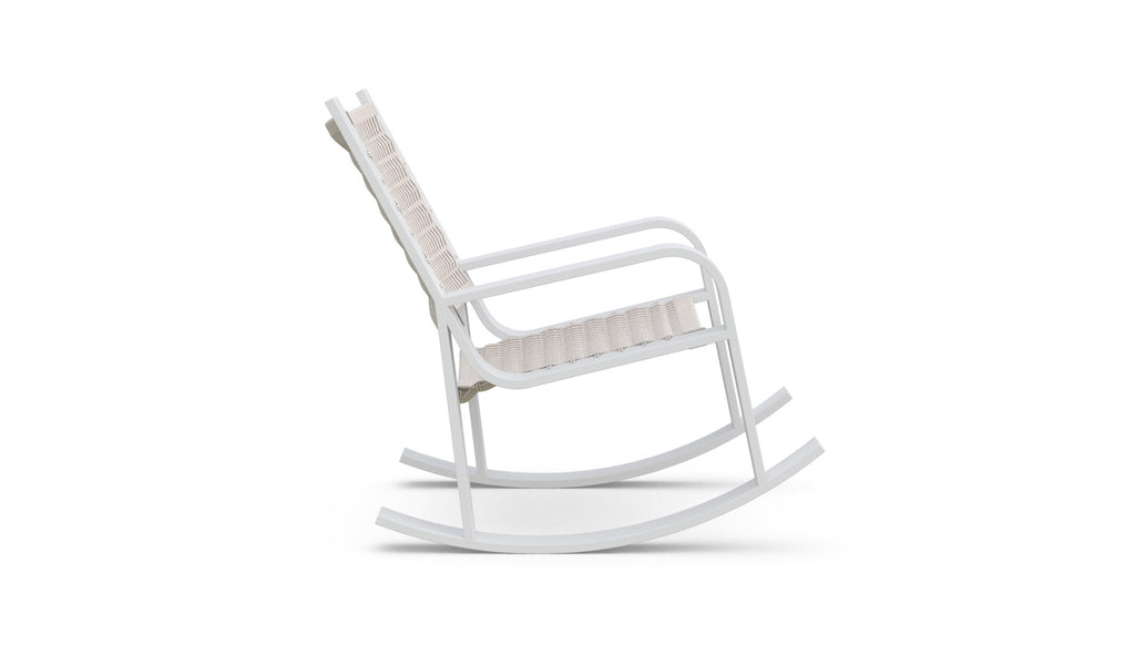 Cozumel | Rocking Chair - White Club Chairs Azzurro Living