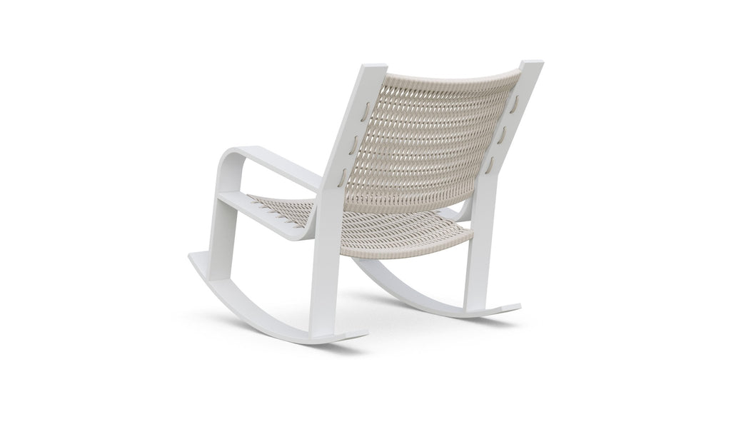 Cozumel | Rocking Chair - White Club Chairs Azzurro Living