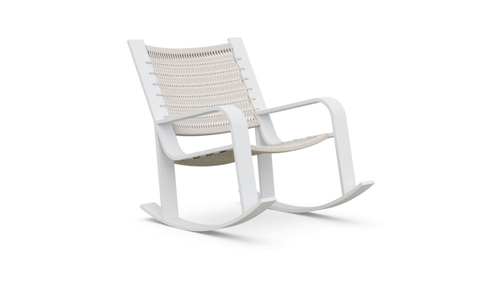 Cozumel | Rocking Chair - White Club Chairs Azzurro Living