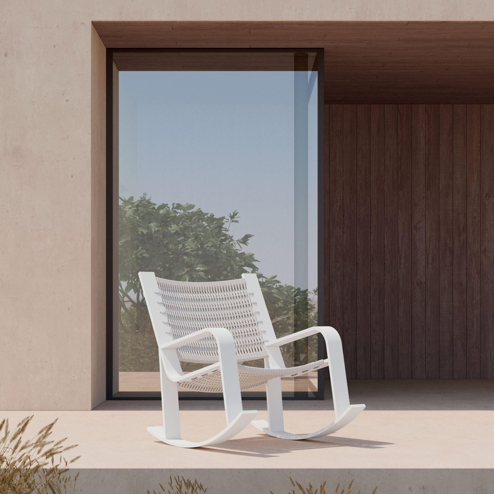 Cozumel | Rocking Chair - White