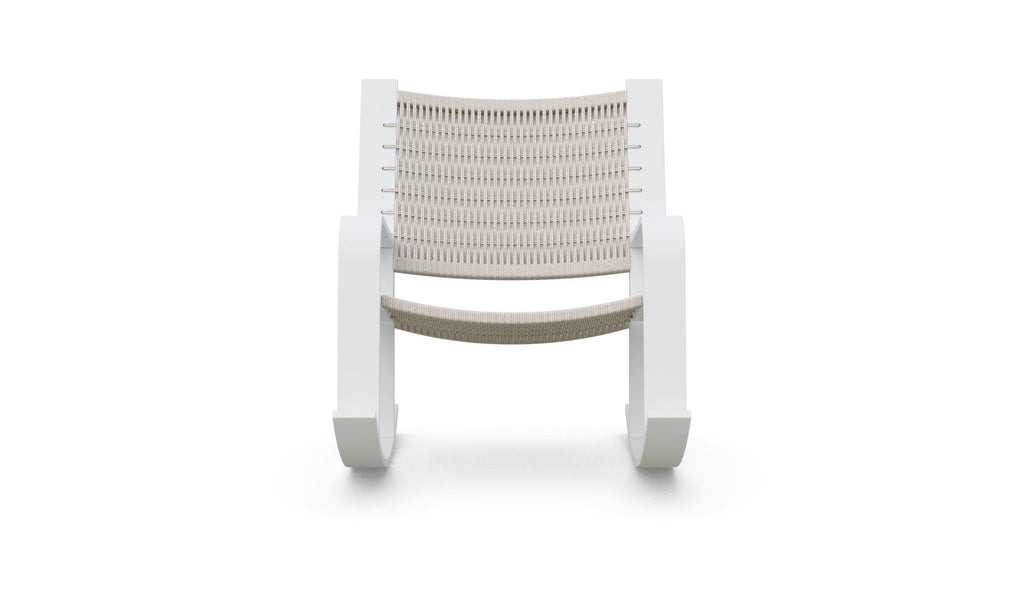 Cozumel | Rocking Chair - White Club Chairs Azzurro Living