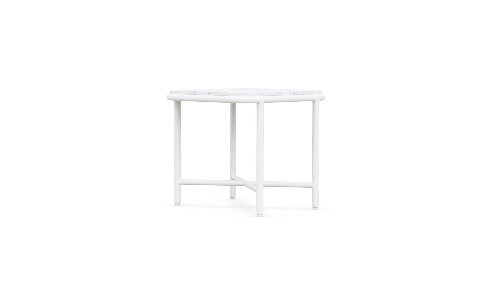 Hampton | Side Table. Carrara White Marble Side Tables Azzurro Living