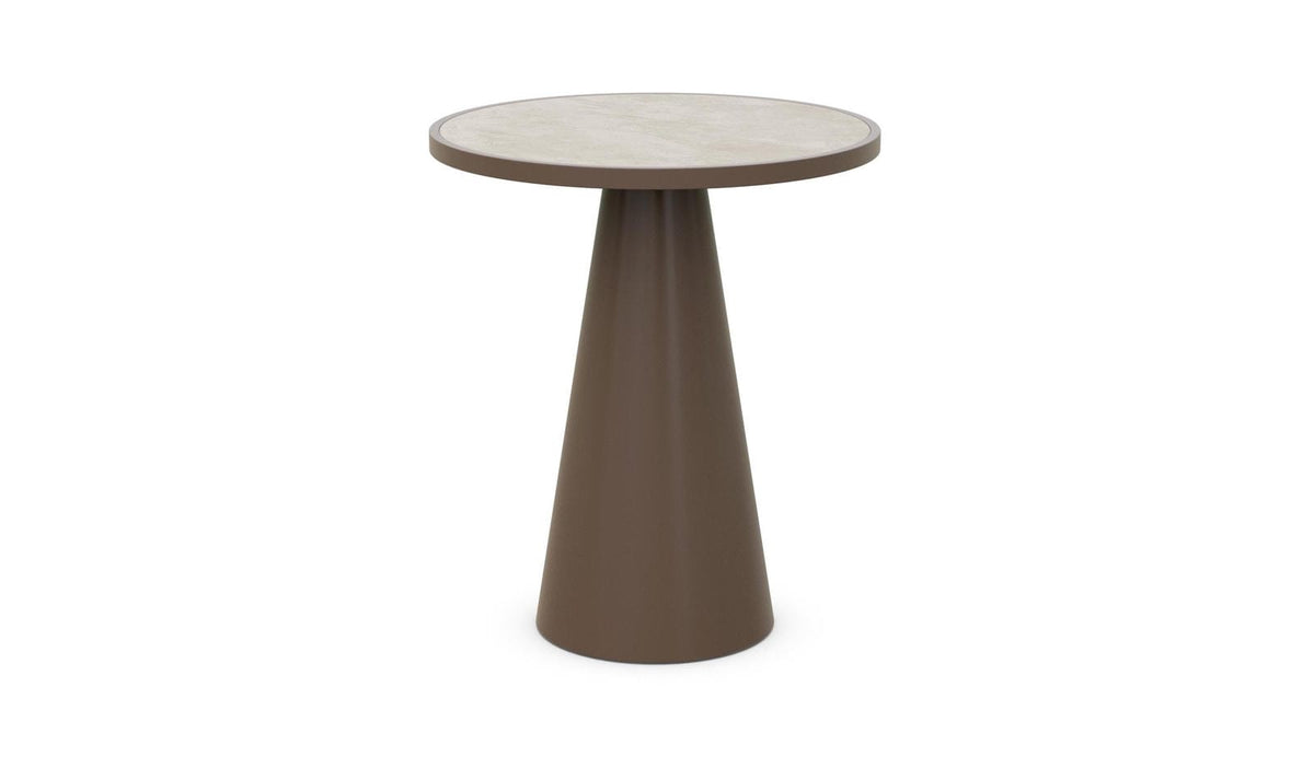 Leon | 35.5" Bar Table Bronze - Dekton Top Dining Table-Bar Azzurro Living