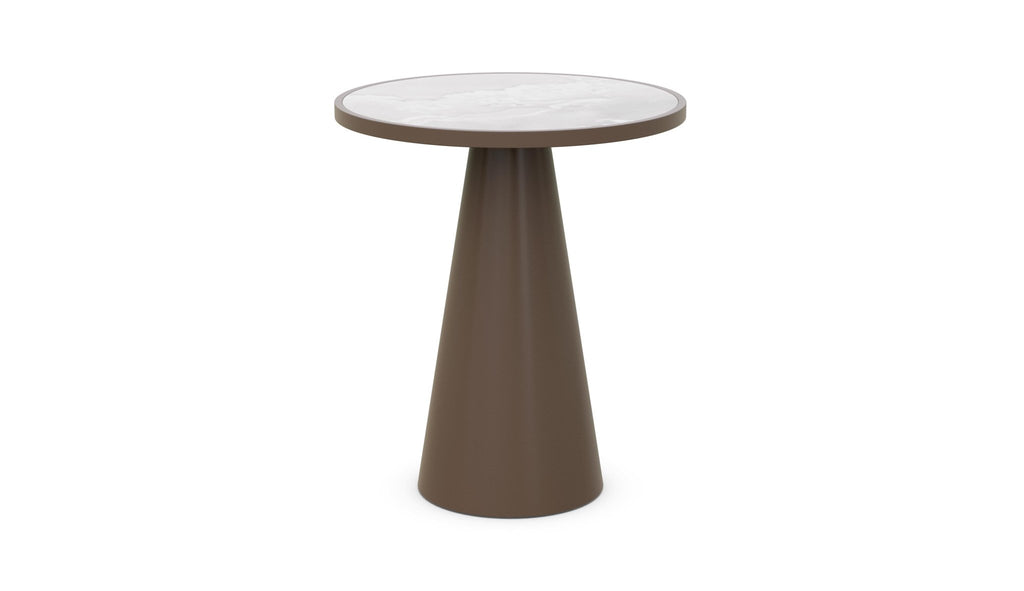 Leon Bar Table Bronze - Helena Dekton Top Dining Table-Bar Azzurro Living