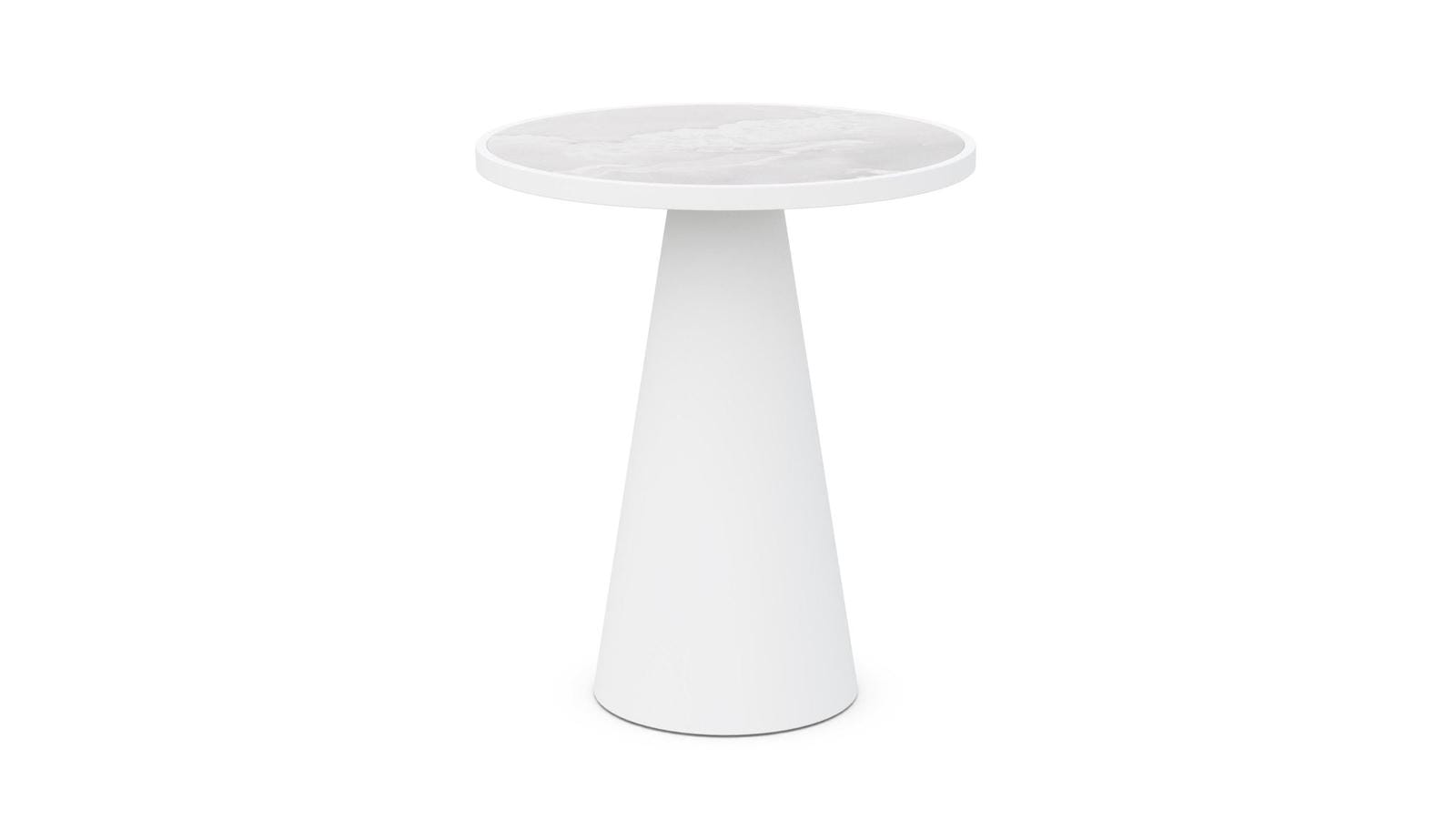 Leon | Bar Table White - Dekton Top Dining Table-Bar Azzurro Living