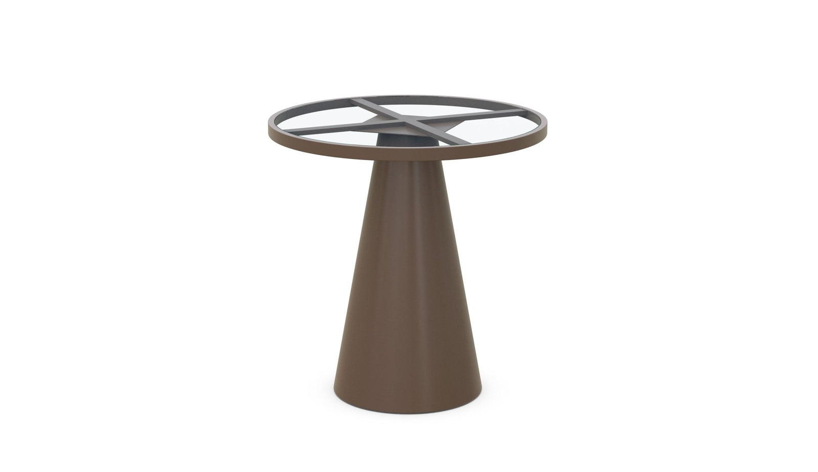 Leon | Counter Table Bronze - Glass Top - Azzurro LivingAzzurro Living