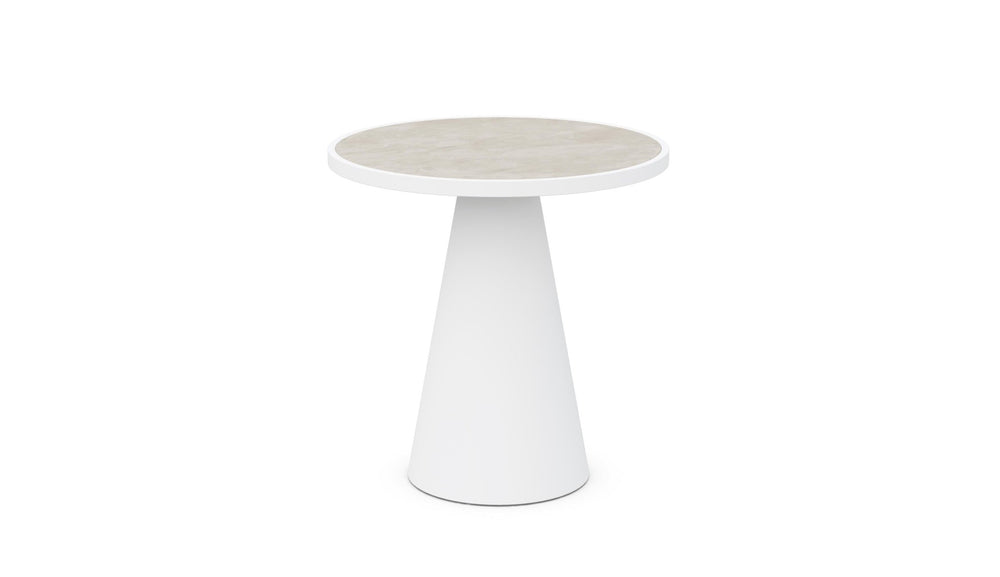 Leon | Counter Table White - Dekton Top Dining Table-Counter Azzurro Living