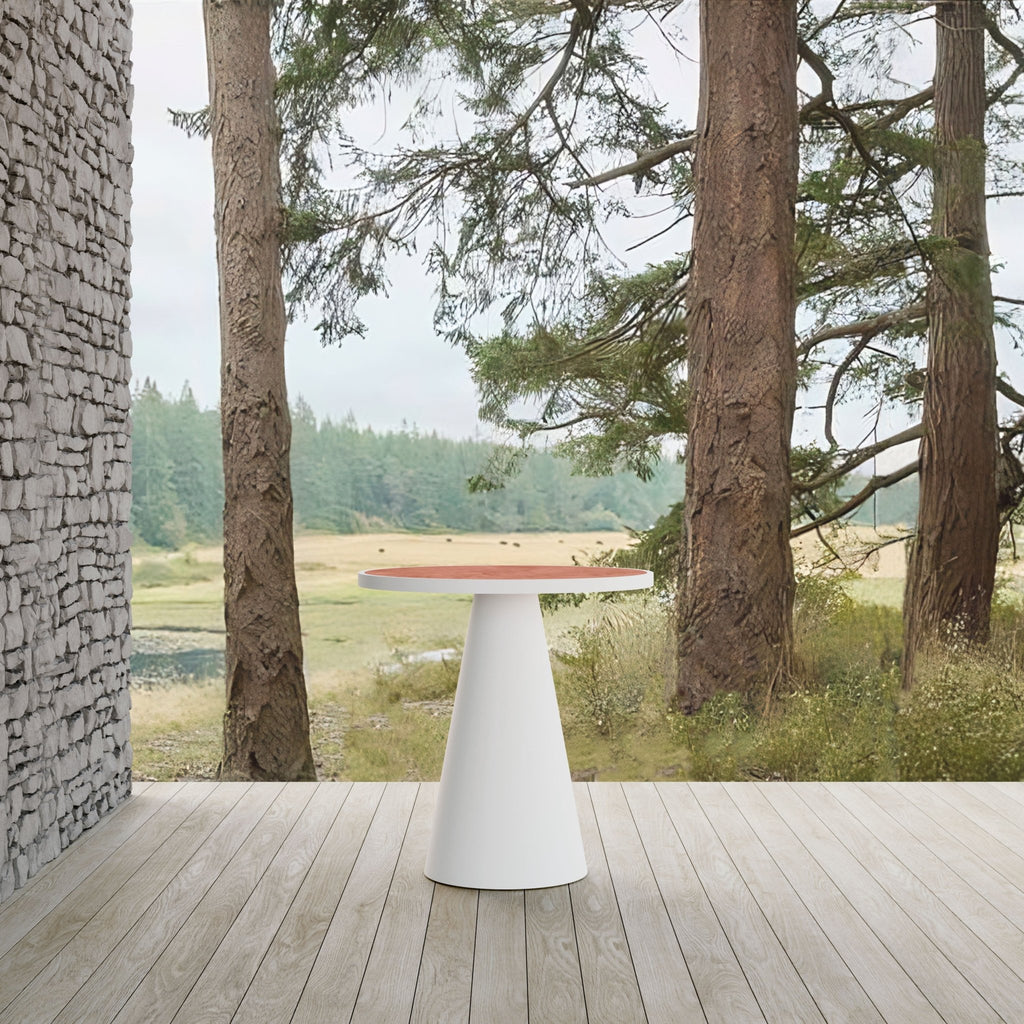 Leon | Counter Table White - Dekton Top Dining Table-Counter Azzurro Living