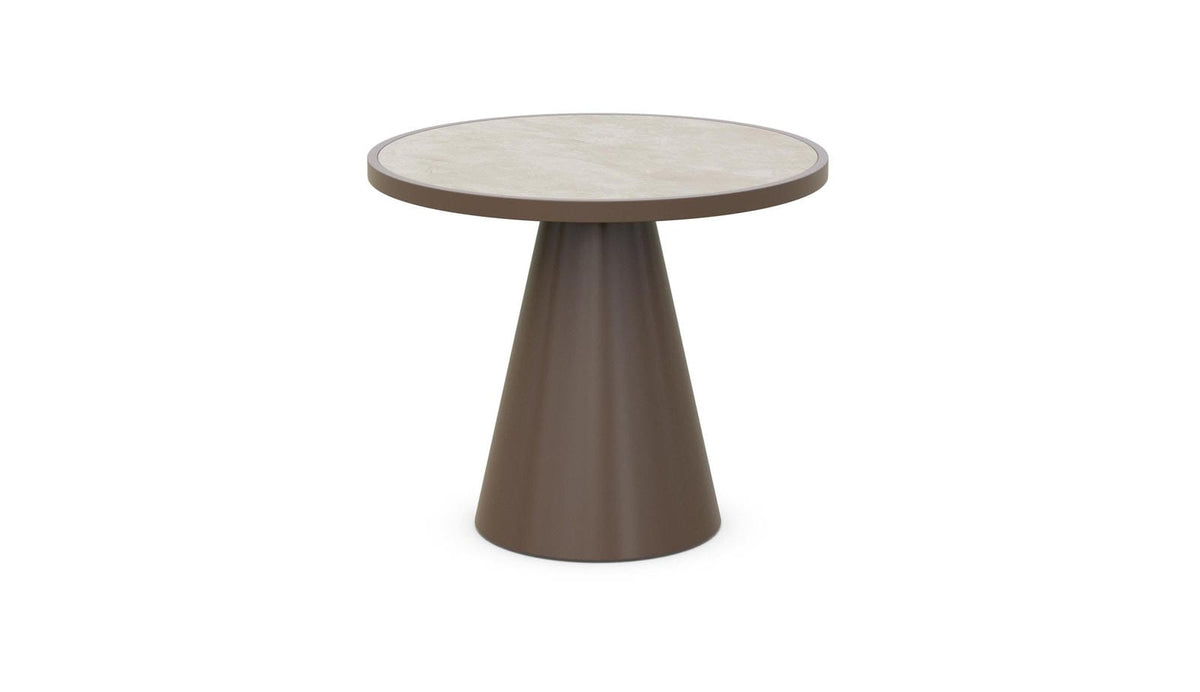 Leon | 35.5" Dining Table Bronze - Dekton Top Dining Tables Azzurro Living