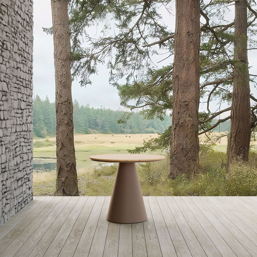 Leon | Dining Table - Alpine WeatherWood Top Dining Tables Azzurro Living