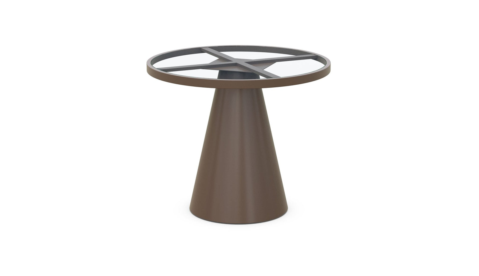 Leon | Dining Table Bronze - Glass Top - Azzurro LivingAzzurro Living