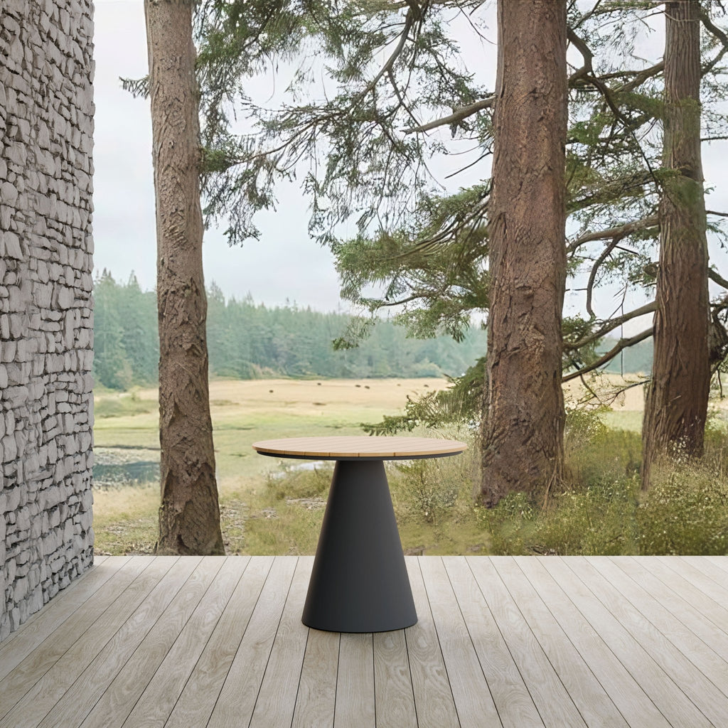 Leon | Dining Table - Alpine WeatherWood Top Dining Tables Azzurro Living