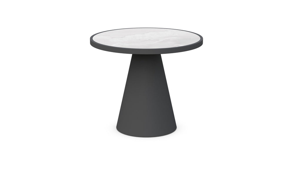 Leon | Dining Table Charcoal - Dekton Top Dining Tables Azzurro Living